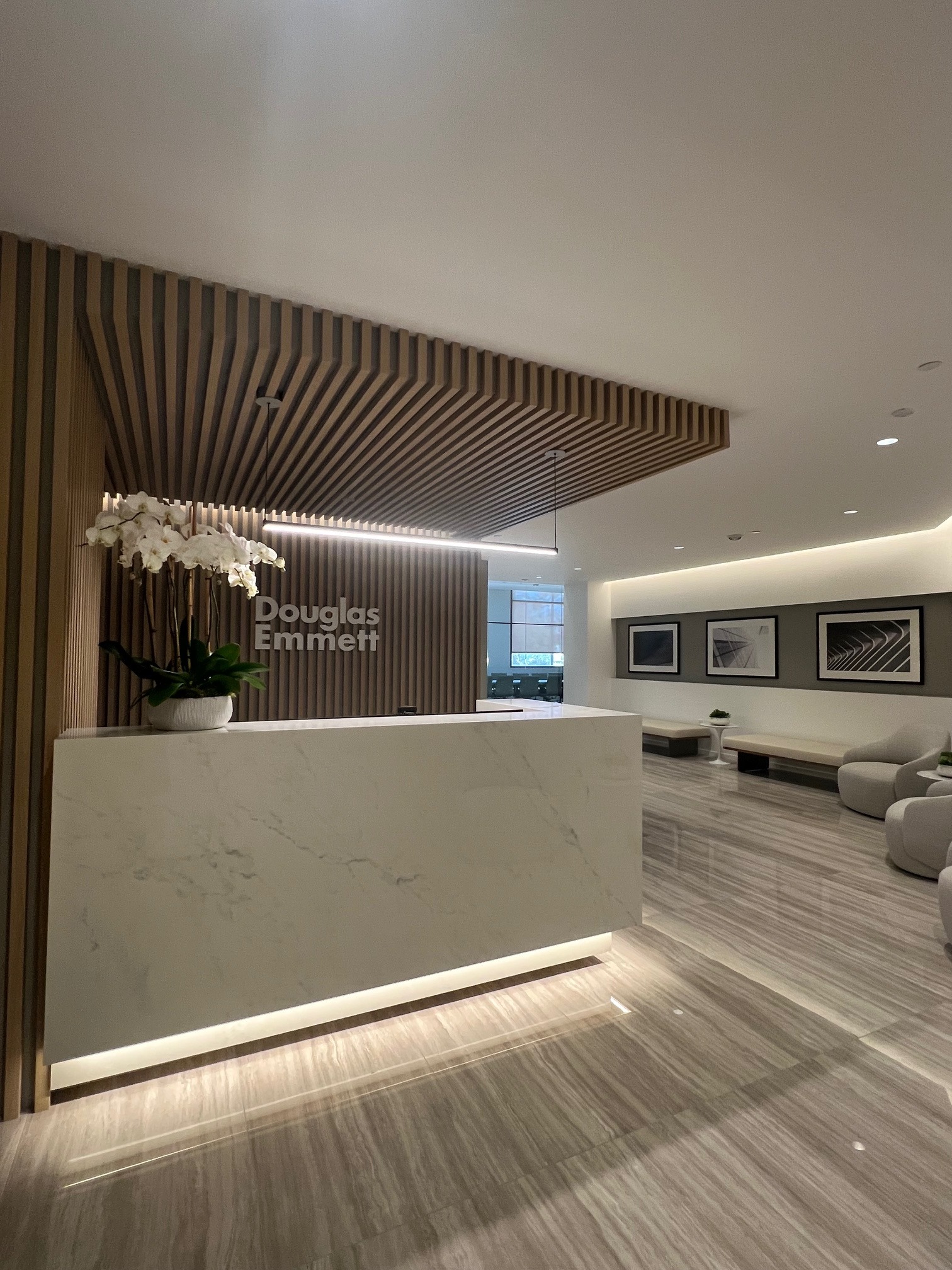 Douglas Emmett Class A commercial lobby