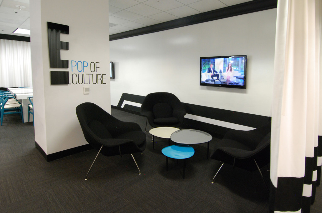 E! Entertainment digital collaborative lounge